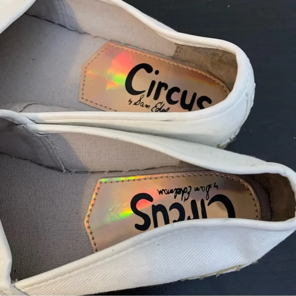 Circus By Sam Edelman Pineapple Palm Tree Espadrille Canvas Flats